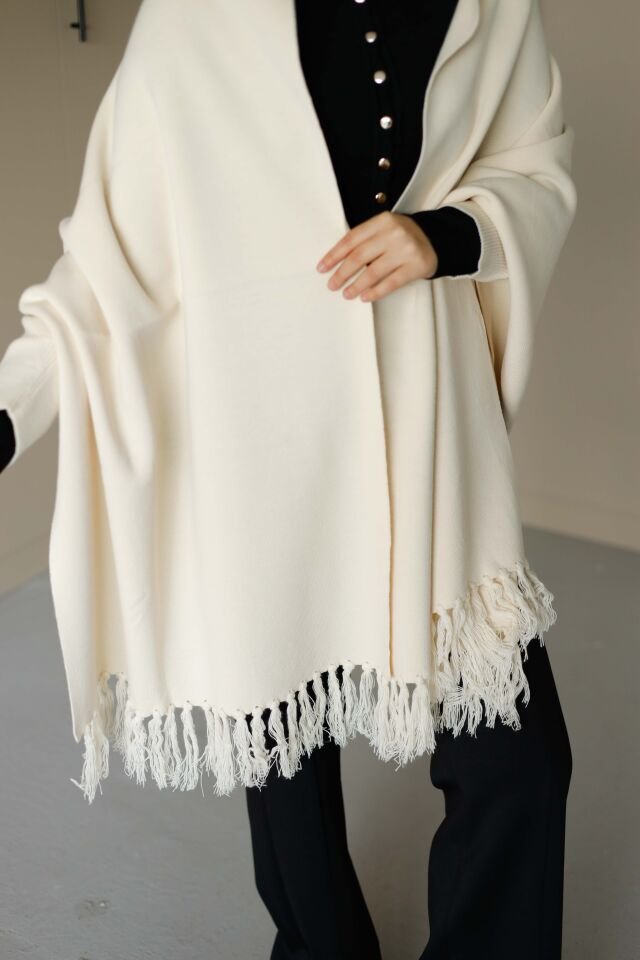 Triko Şal Panço Taş