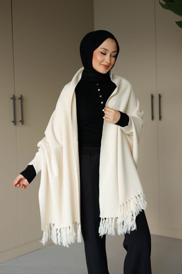 Triko Şal Panço Taş