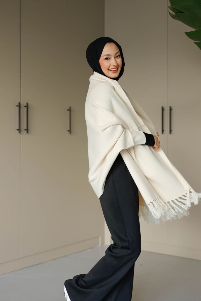 Triko Şal Panço Taş