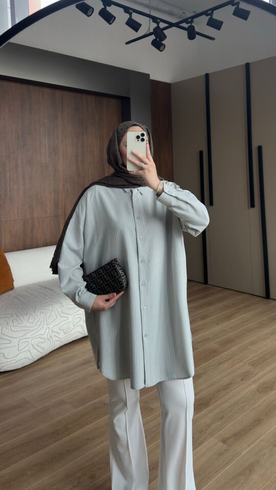 Alaçatı Çizgili Gömlek