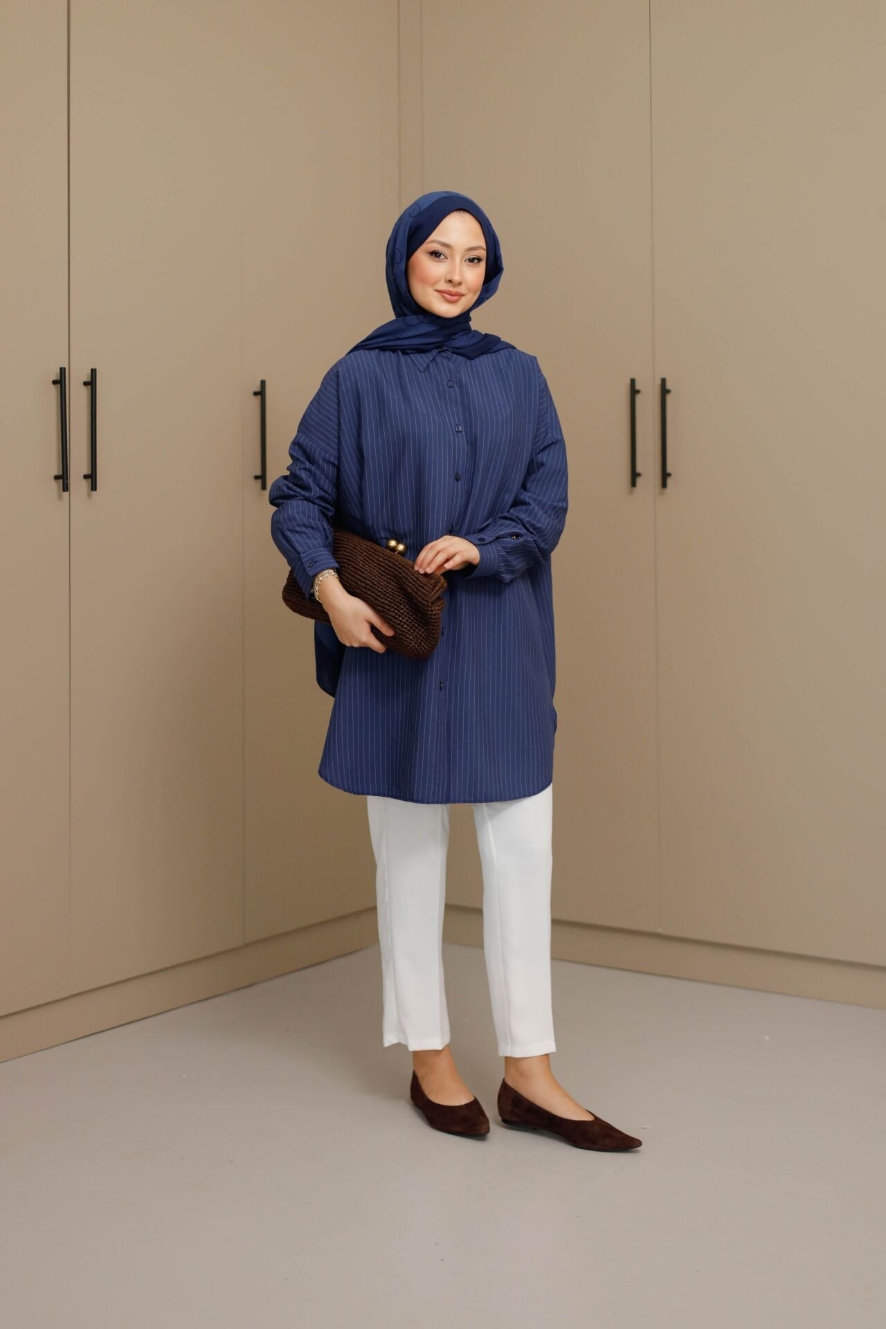 Alaçatı Çizgili Gömlek