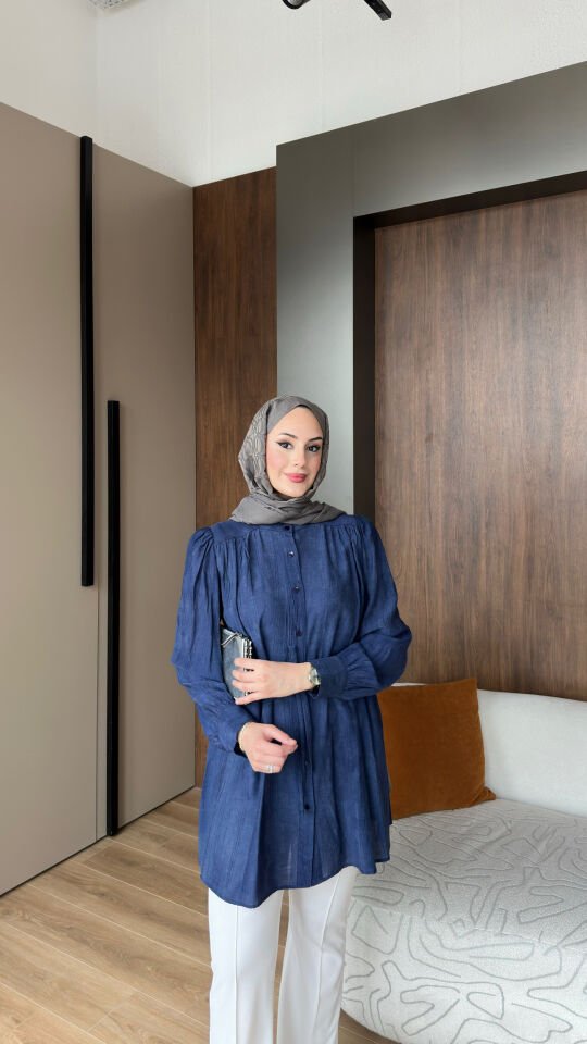 Nare Gömlek 2 - Lacivert