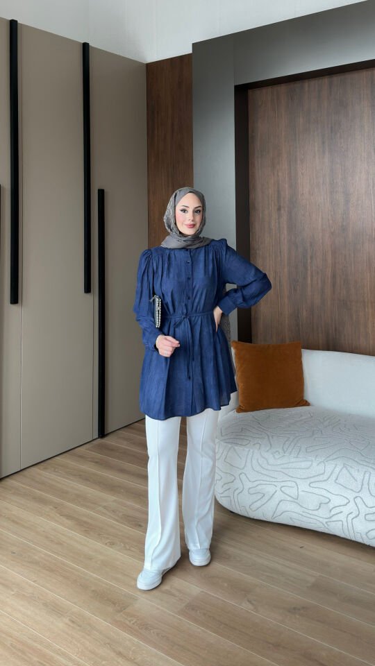 Nare Gömlek 2 - Lacivert