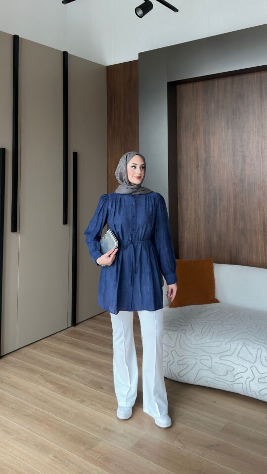 Nare Gömlek 2 - Lacivert