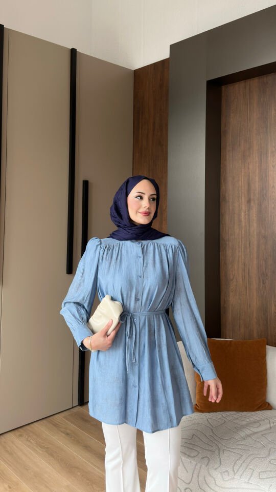 Nare Gömlek 2 - Mavi