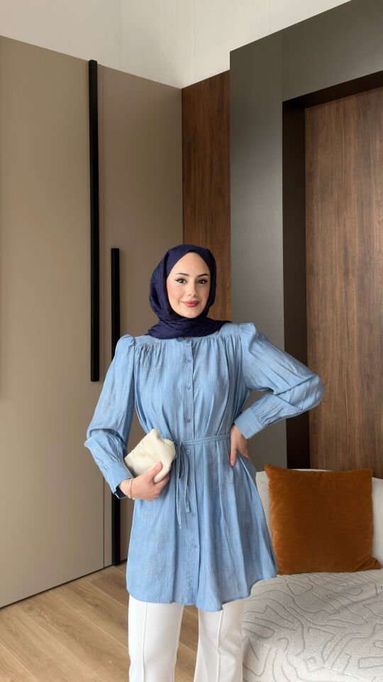 Nare Gömlek 2 - Mavi