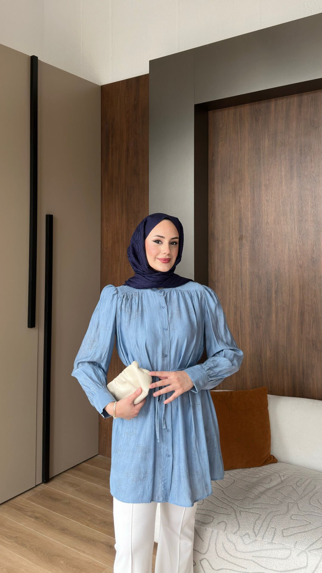 Nare Gömlek 2 - Mavi