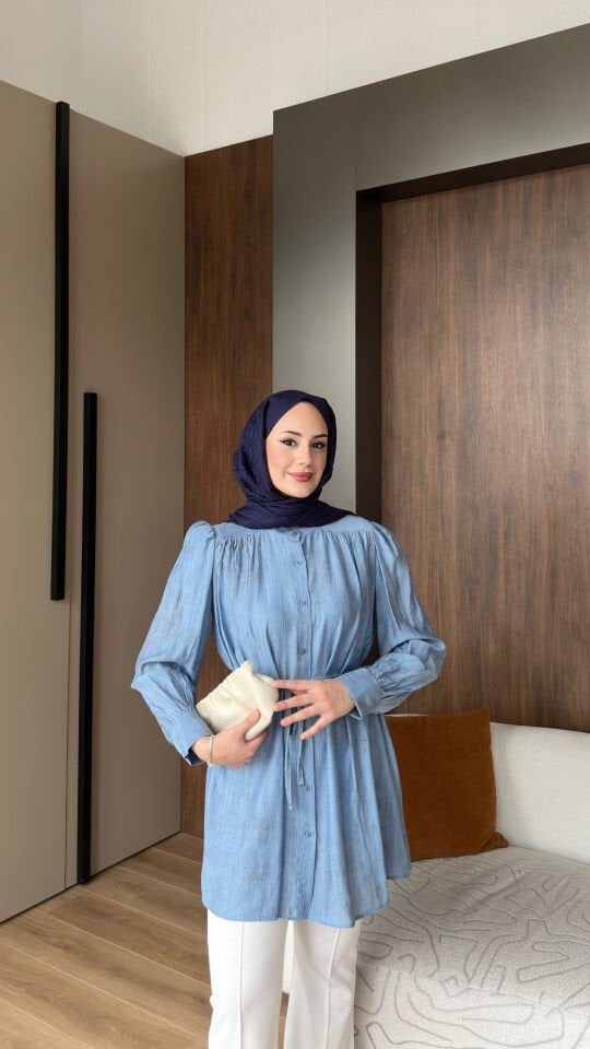 Nare Gömlek 2 - Mavi