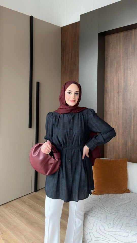 Nare Gömlek 2 - Siyah