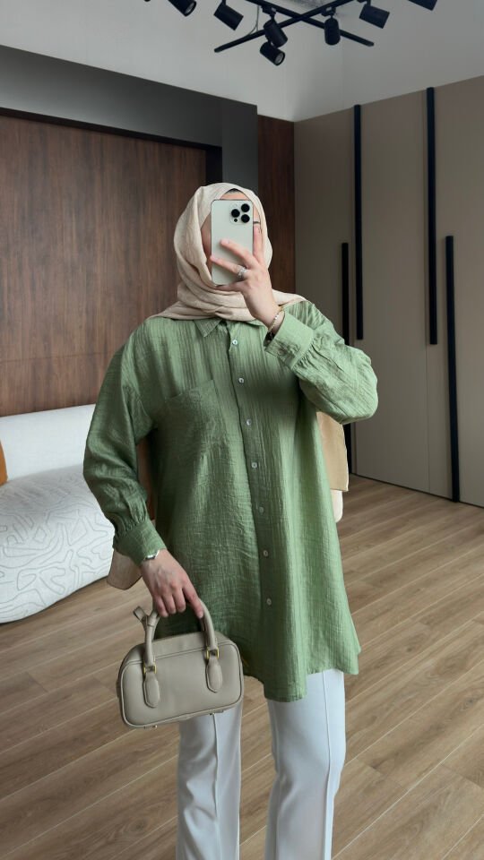Elen Gömlek 2 - Yeşil