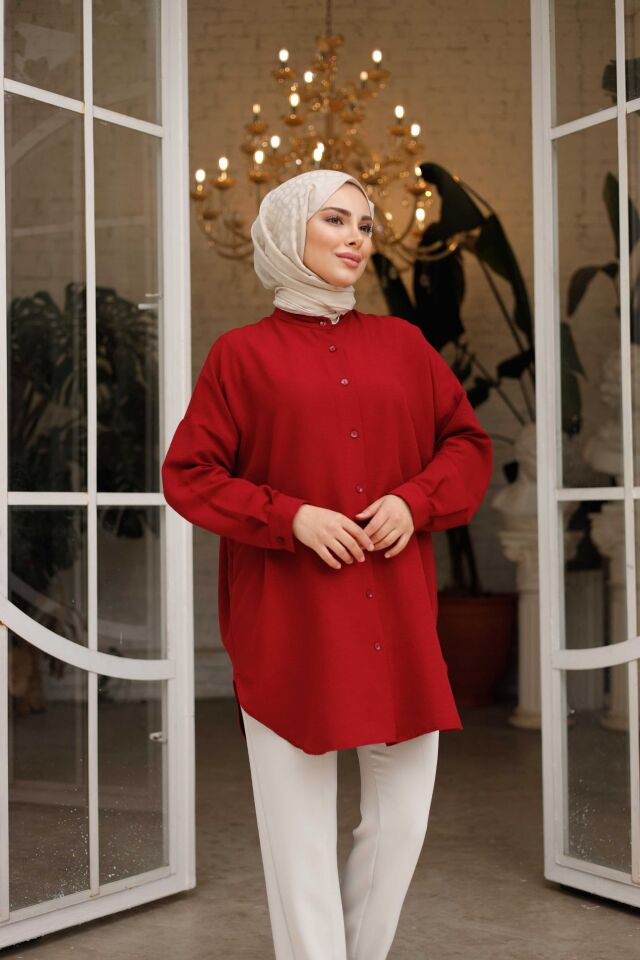 Ada Gömlek Kırmızı
